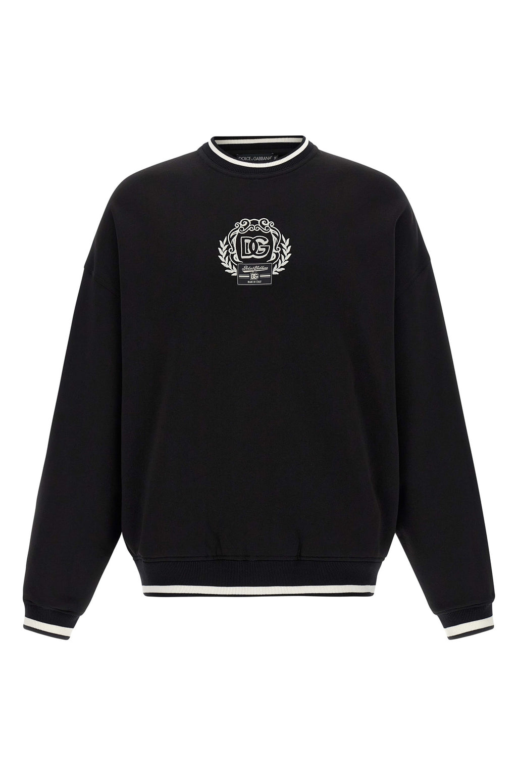 DOLCE & GABBANA Logo embroidery sweatshirt For Men 100% cotton