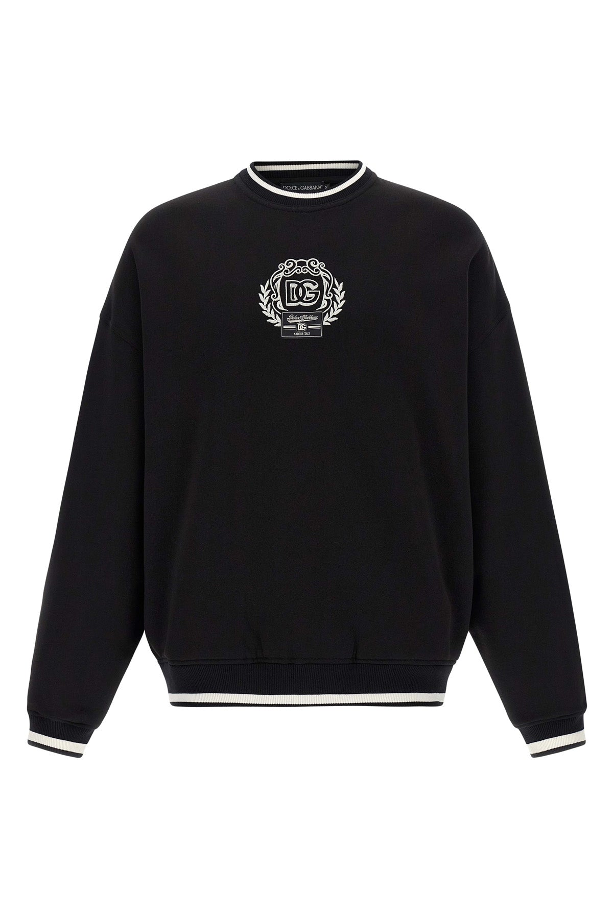 DOLCE & GABBANA Logo embroidery sweatshirt For Men 100% cotton