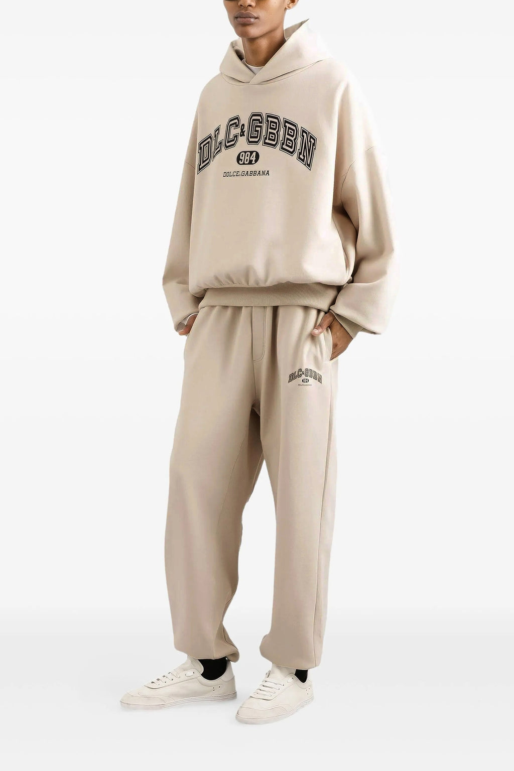 DOLCE & GABBANA Logo print hoodie For Men 100% cotton