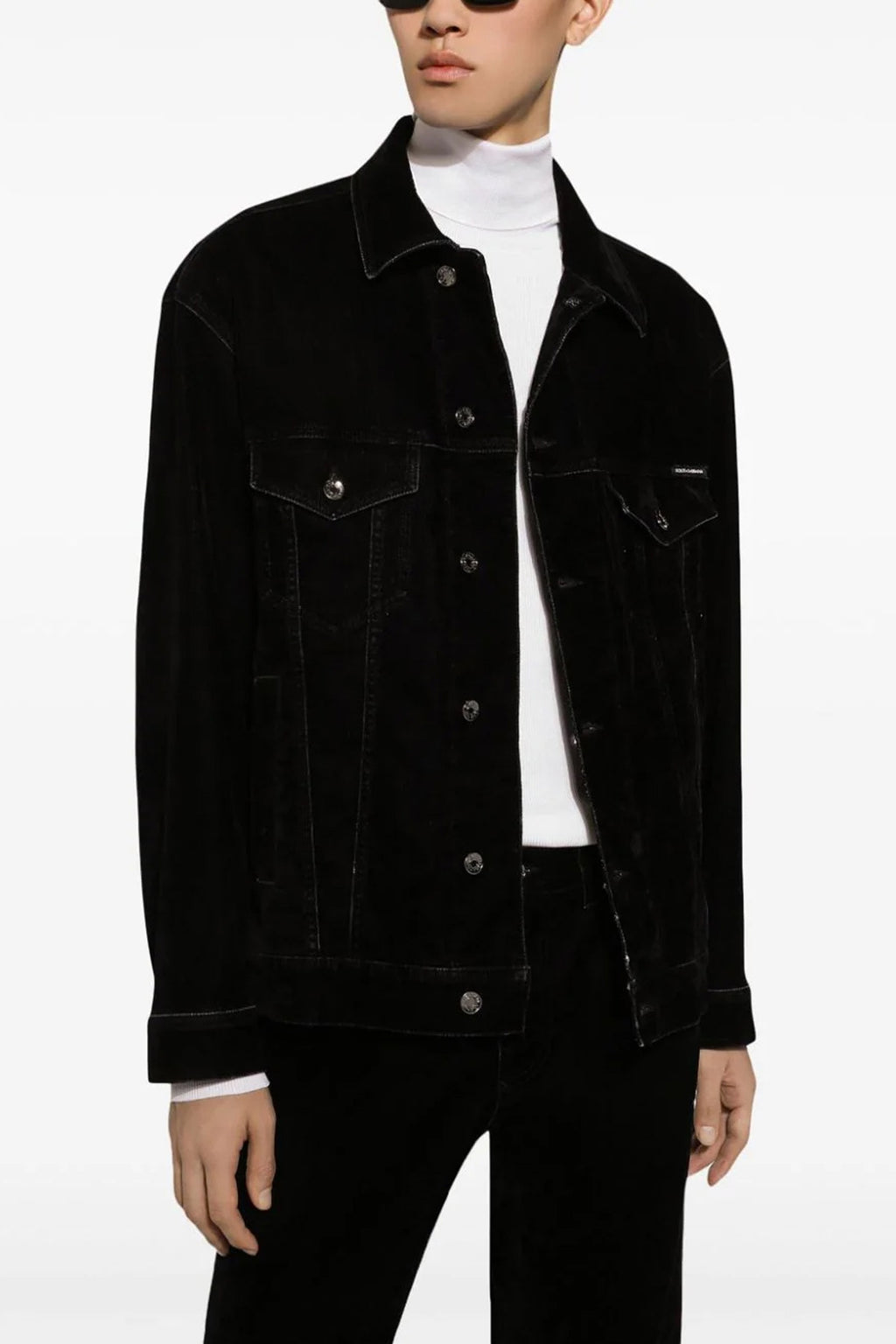 dolce & gabbana Velvet shirt jacket