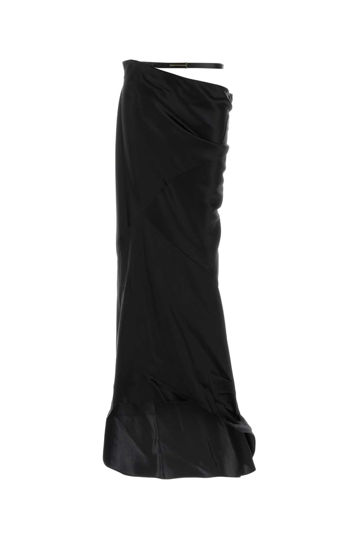 TOM FORD SILK SATIN LONG BIAS SKIR For Women Exterior: 100% Silk