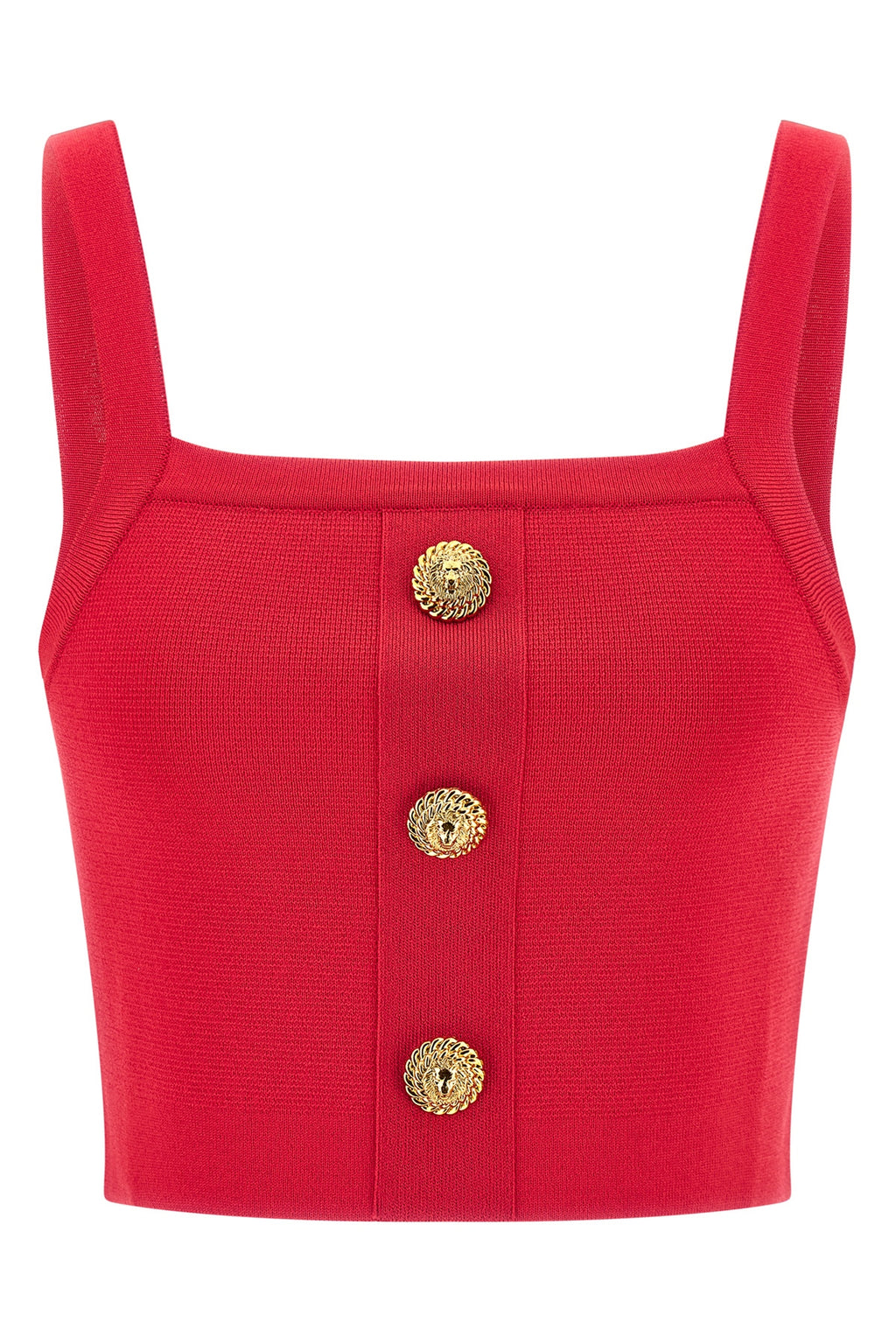 BALMAIN Top 3 buttons For Women 85% viscose, 15% polyester