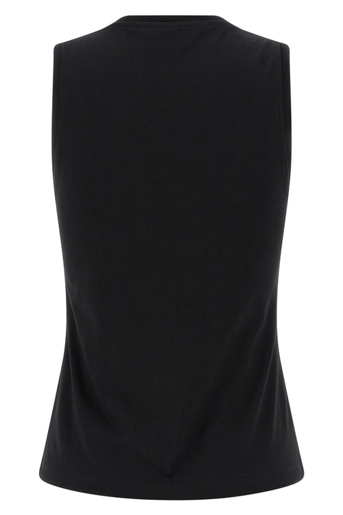 BALMAIN 'Balmain Paris' print top For Women 100% cotton