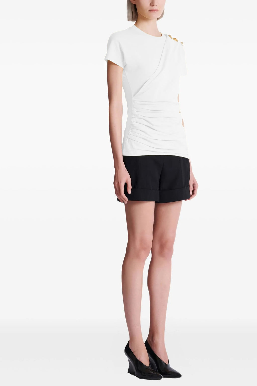 balmain 3 buttons T-shirt