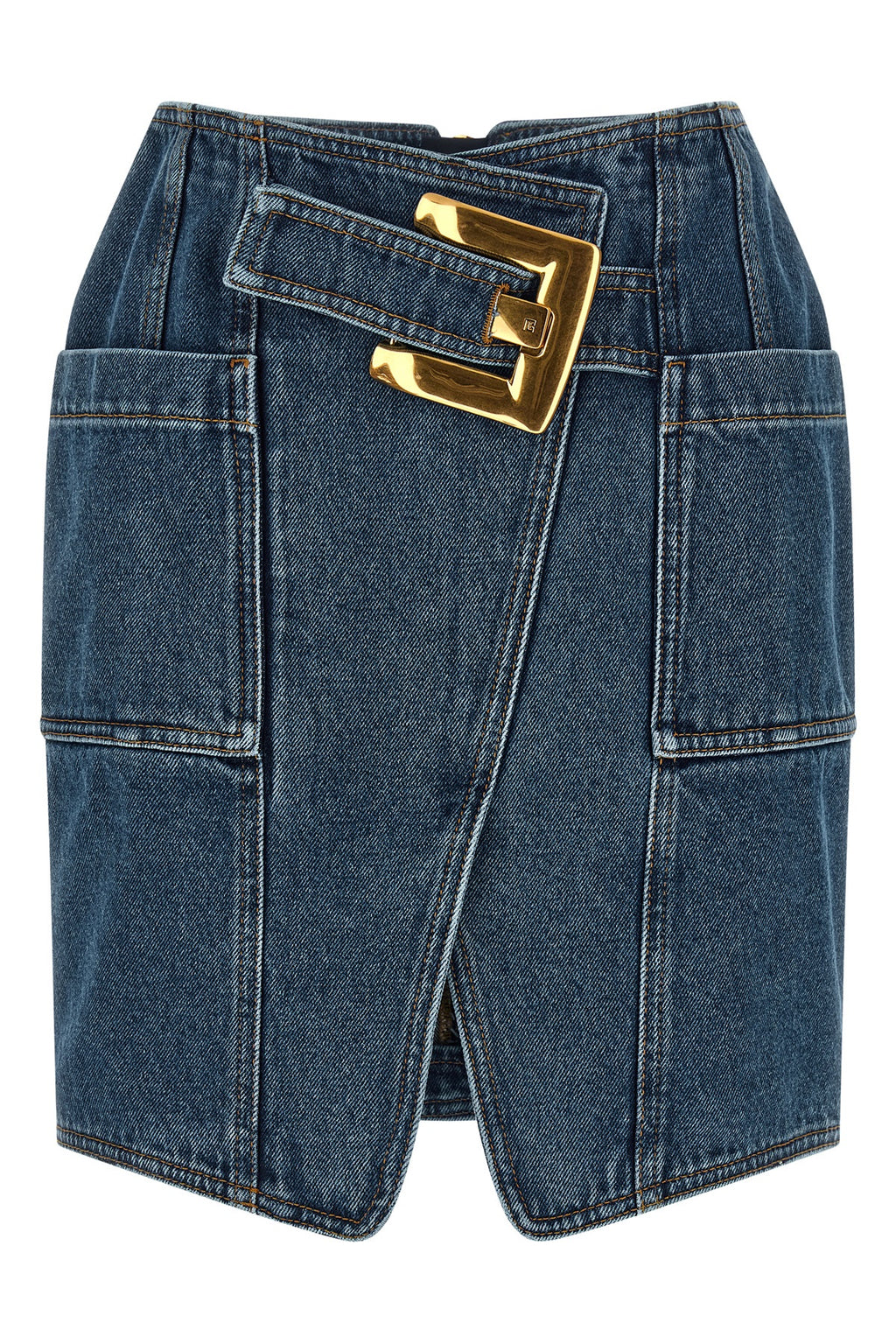 BALMAIN 'Belted' skirt For Women 100% cotton