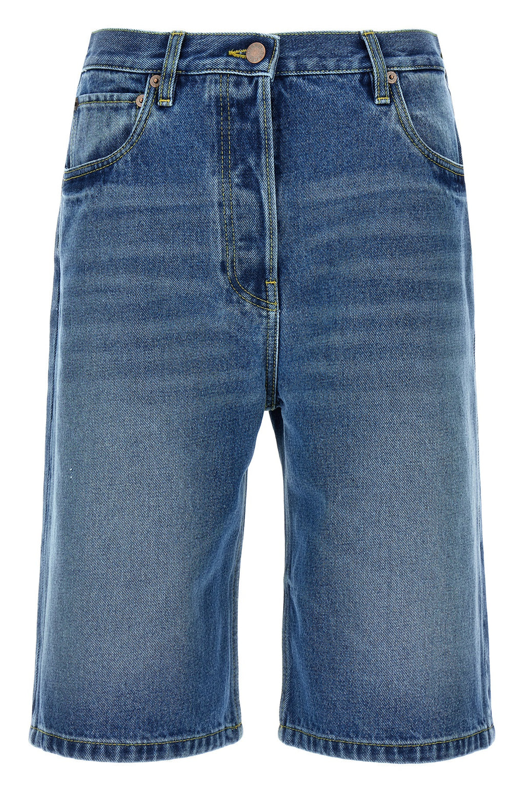 prada High waist bermuda shorts