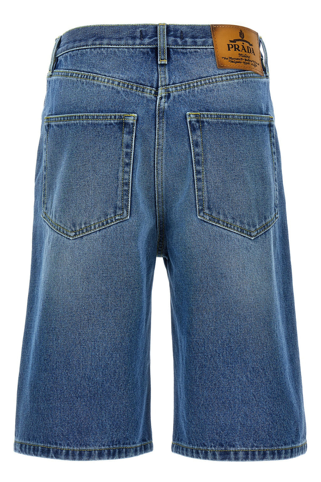 prada High waist bermuda shorts