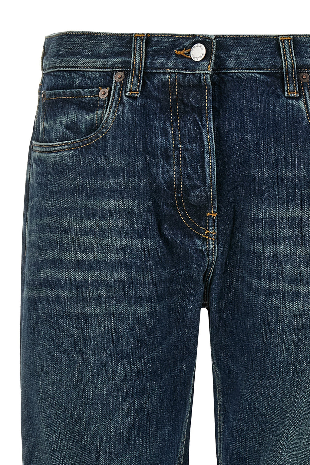 PRADA Trompe l'oeil heart jeans For Women 100% cotton