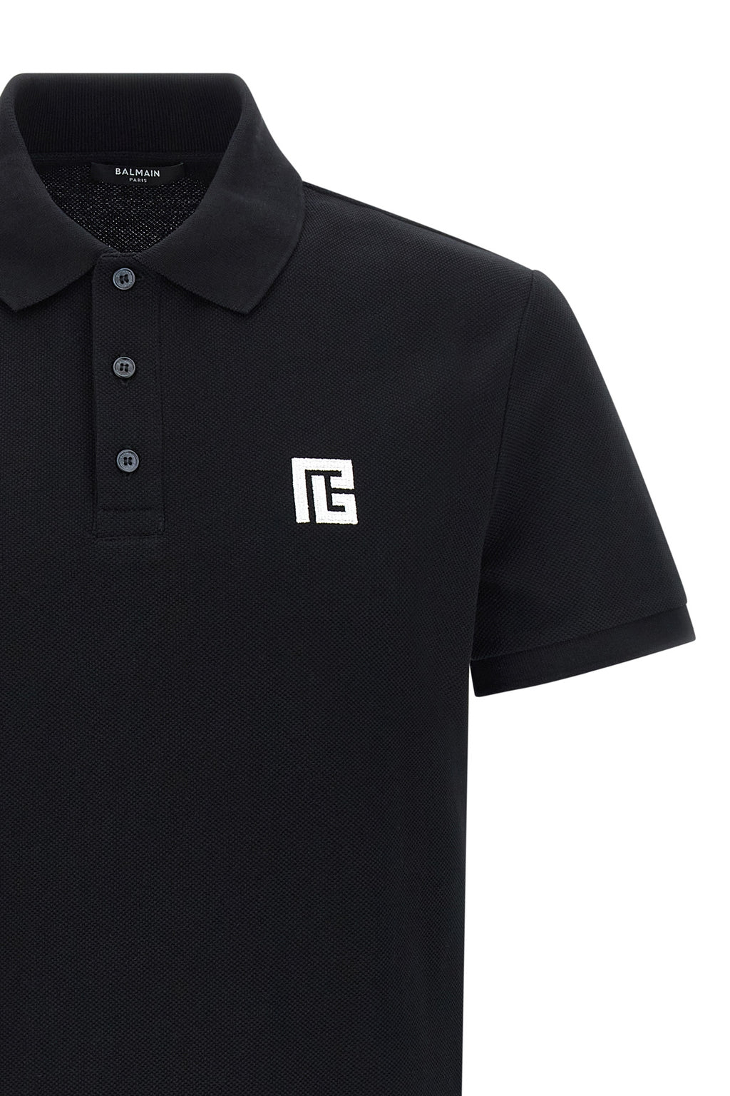 balmain Embroidery polo shirt