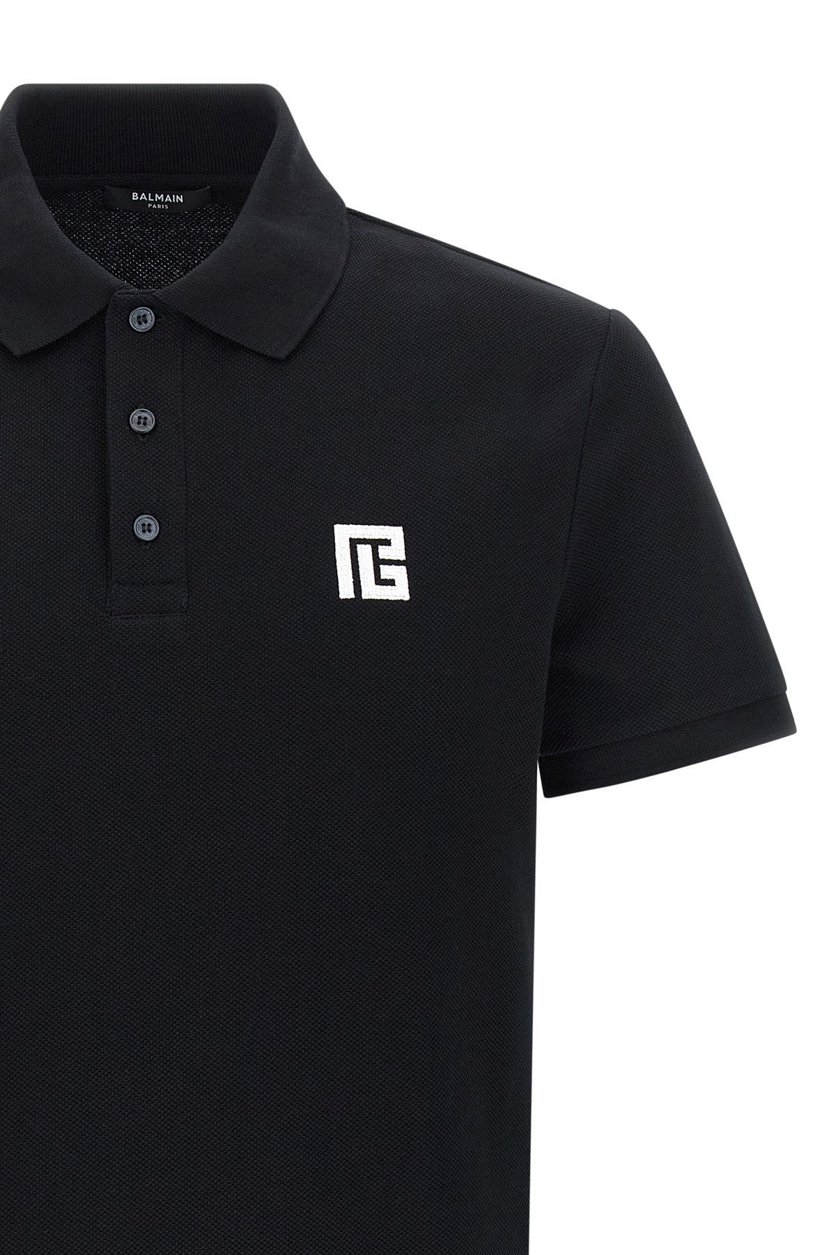 balmain Embroidery polo shirt