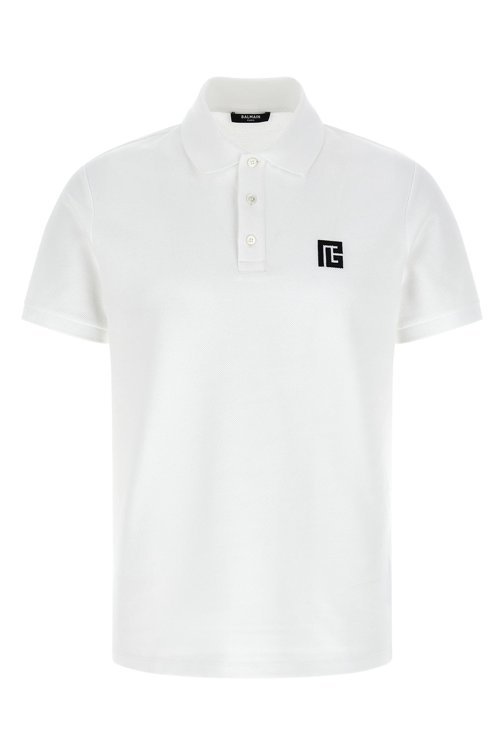 BALMAIN Embroidery polo shirt For Men 100% cotton
