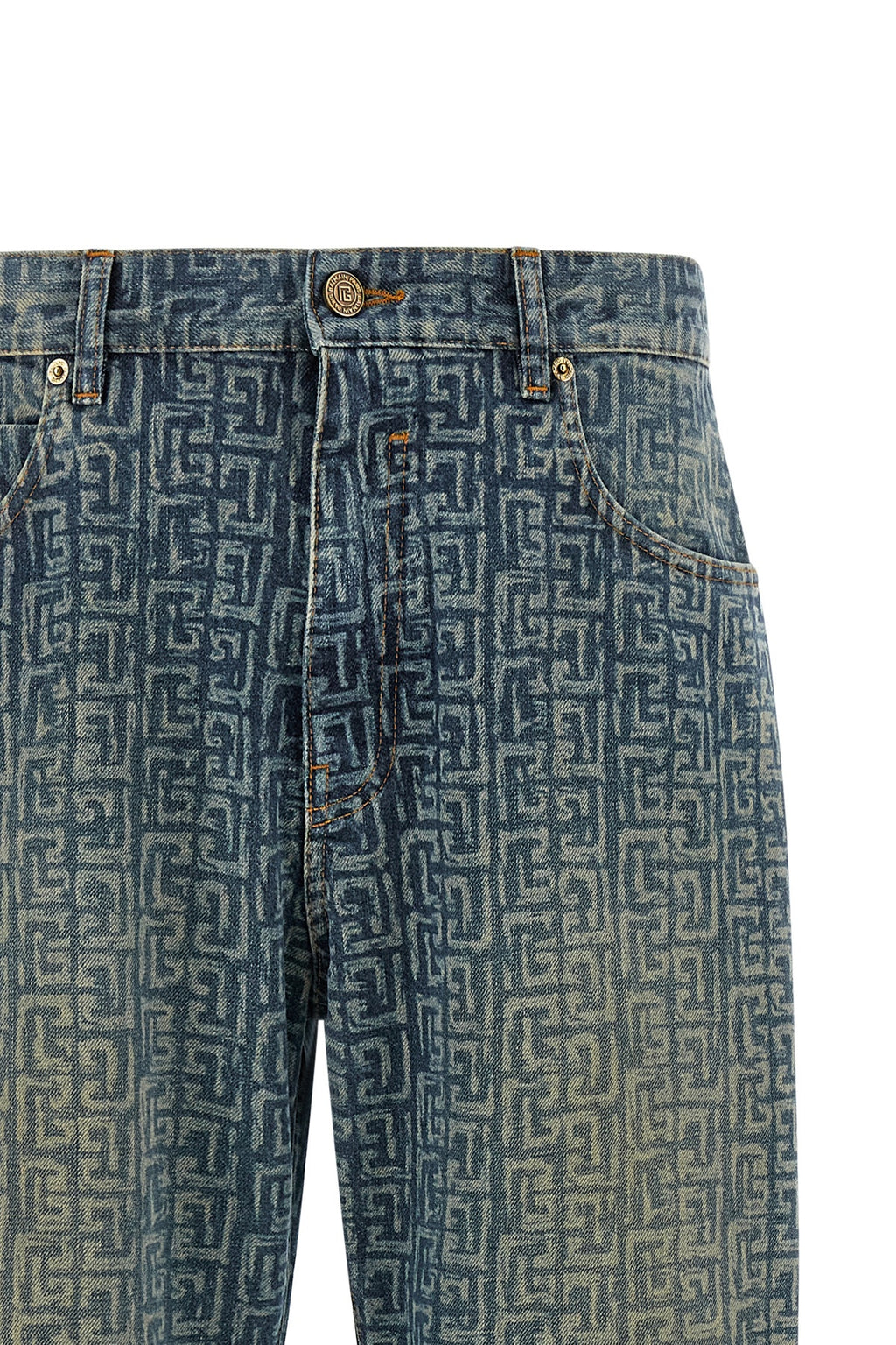 balmain Jeans Monogram