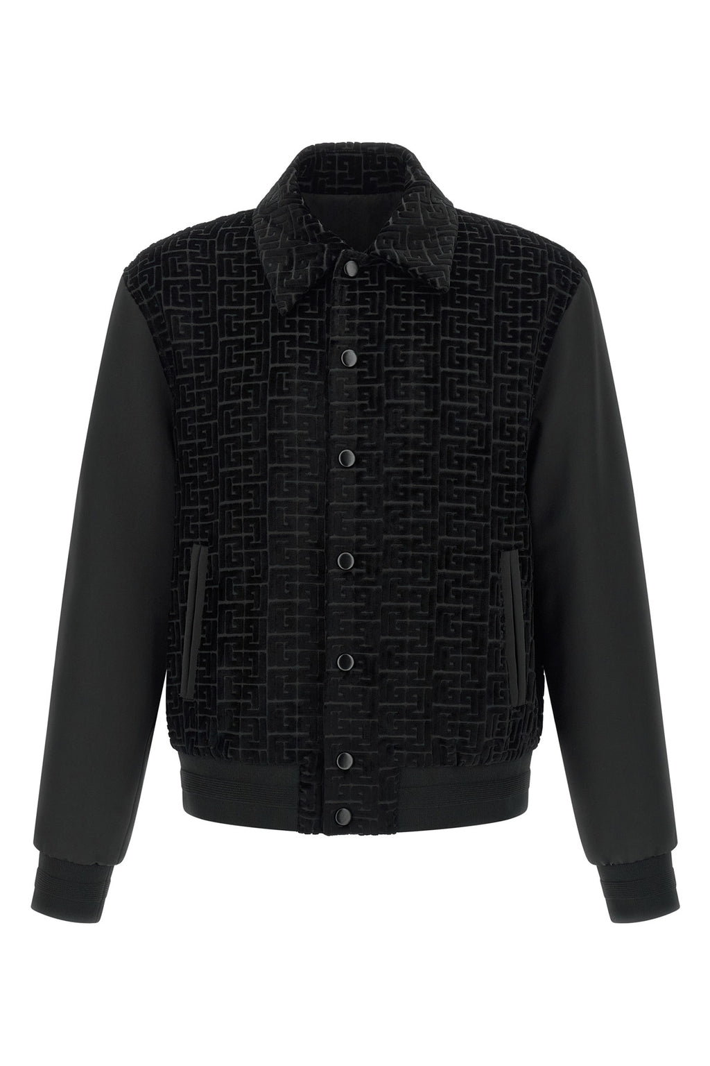 balmain Velvet bomber jacket