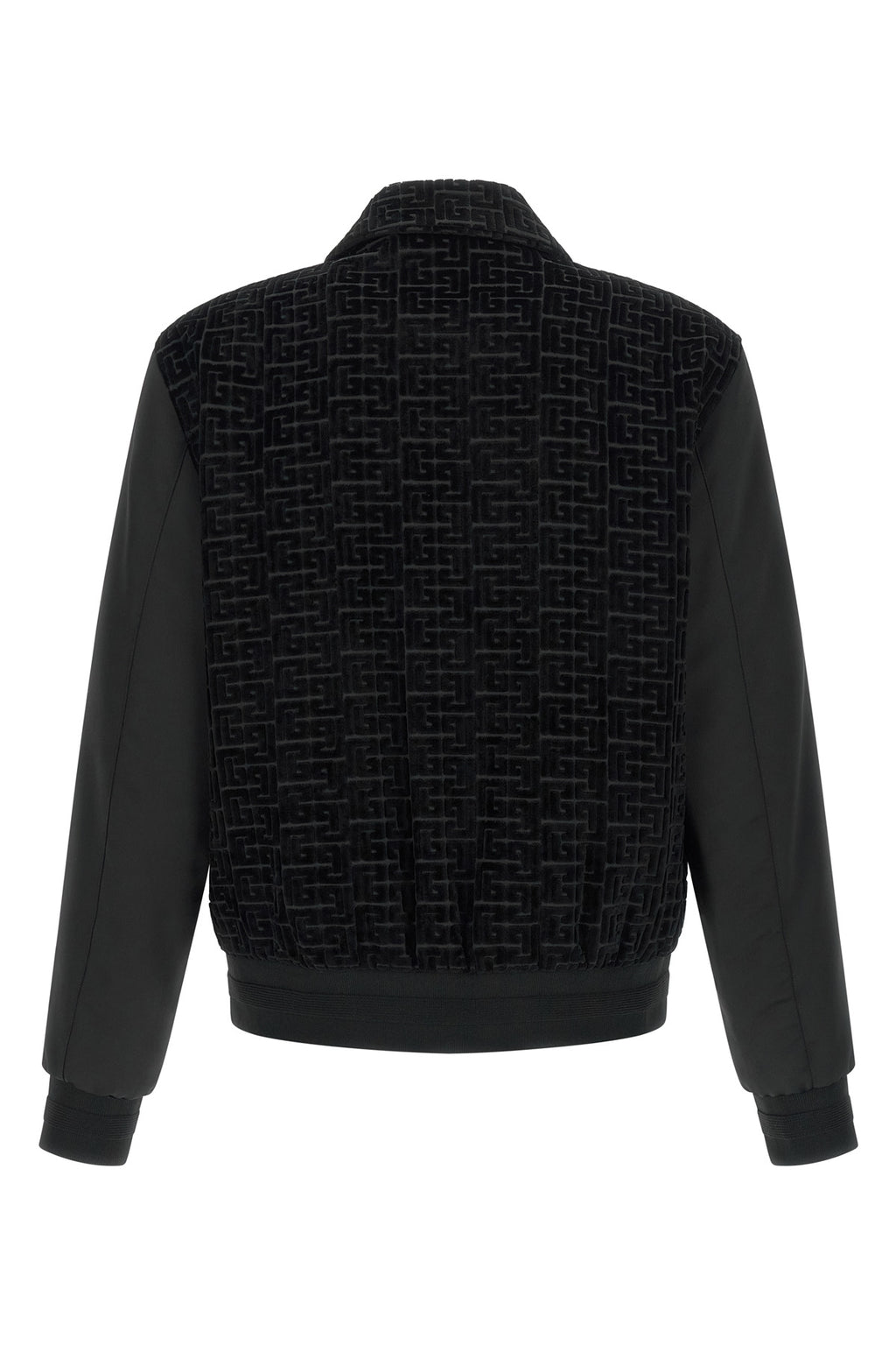 balmain Velvet bomber jacket