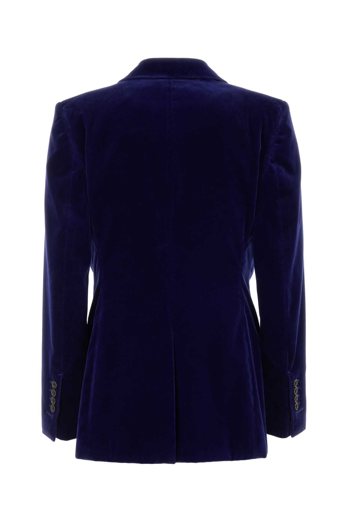 TOM FORD STRETCH COTTON VELVET WALLIS SINGLE BREASTED JAC