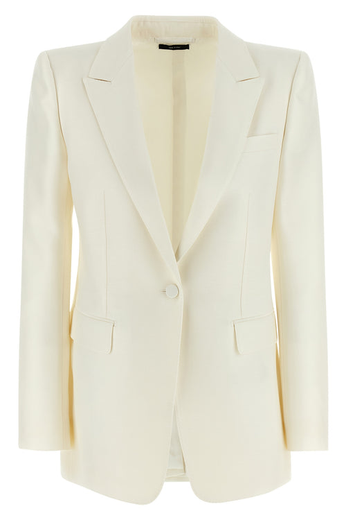 TOM FORD 'Radzmir' blazer For Women 86% wool, 14% silk