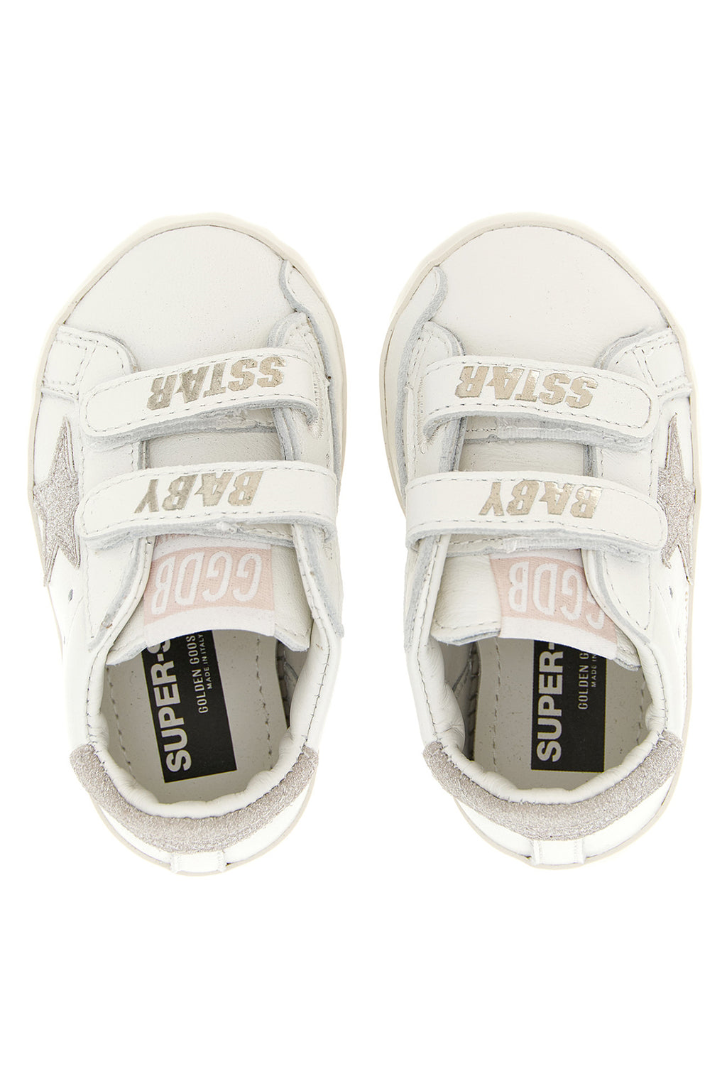 GOLDEN GOOSE 'Baby School' sneakers For Baby girl 93% lh 4% pu 2% polyester 1% polyamide