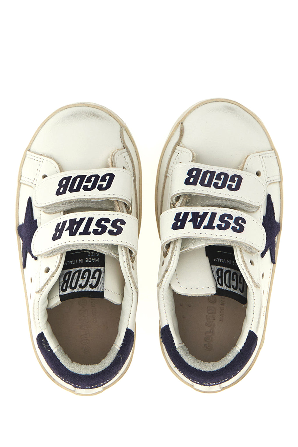 GOLDEN GOOSE 'Old School' sneakers For Unisex baby 100% cowhide