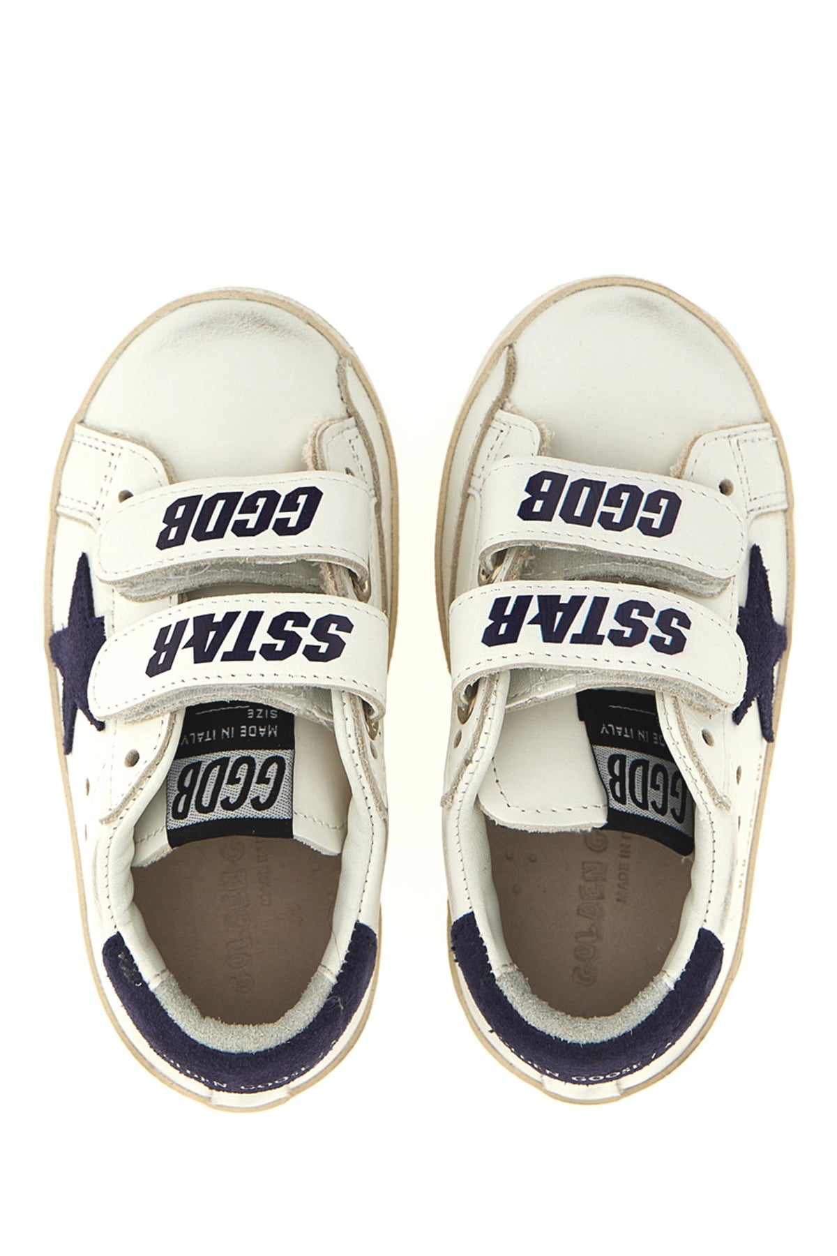 GOLDEN GOOSE 'Old School' sneakers For Unisex baby 100% cowhide