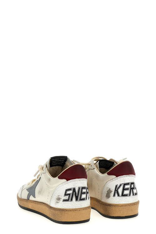 GOLDEN GOOSE 'Ball Star' sneakers For Men 74% goat leather 26% cow leather