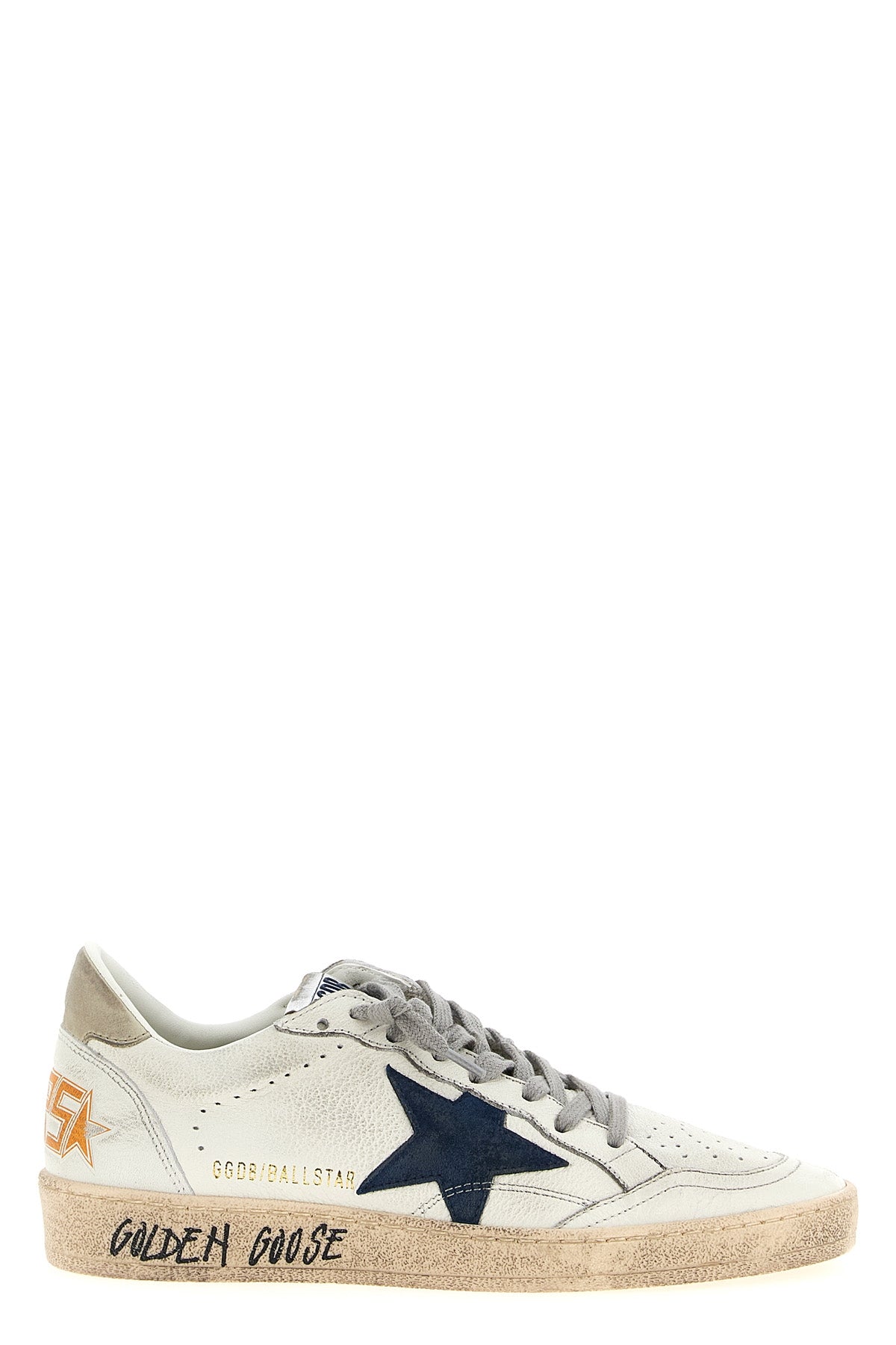 GOLDEN GOOSE 'Ball Star' sneakers For Men 93% goat leather 7% cow leather