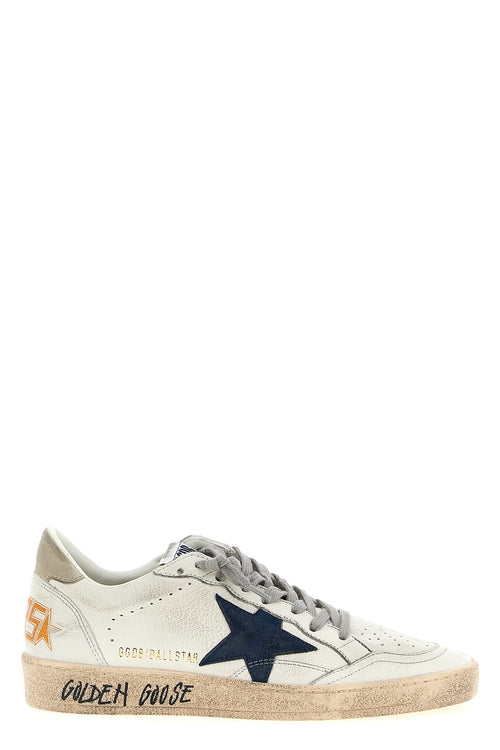 GOLDEN GOOSE 'Ball Star' sneakers For Men 93% goat leather 7% cow leather