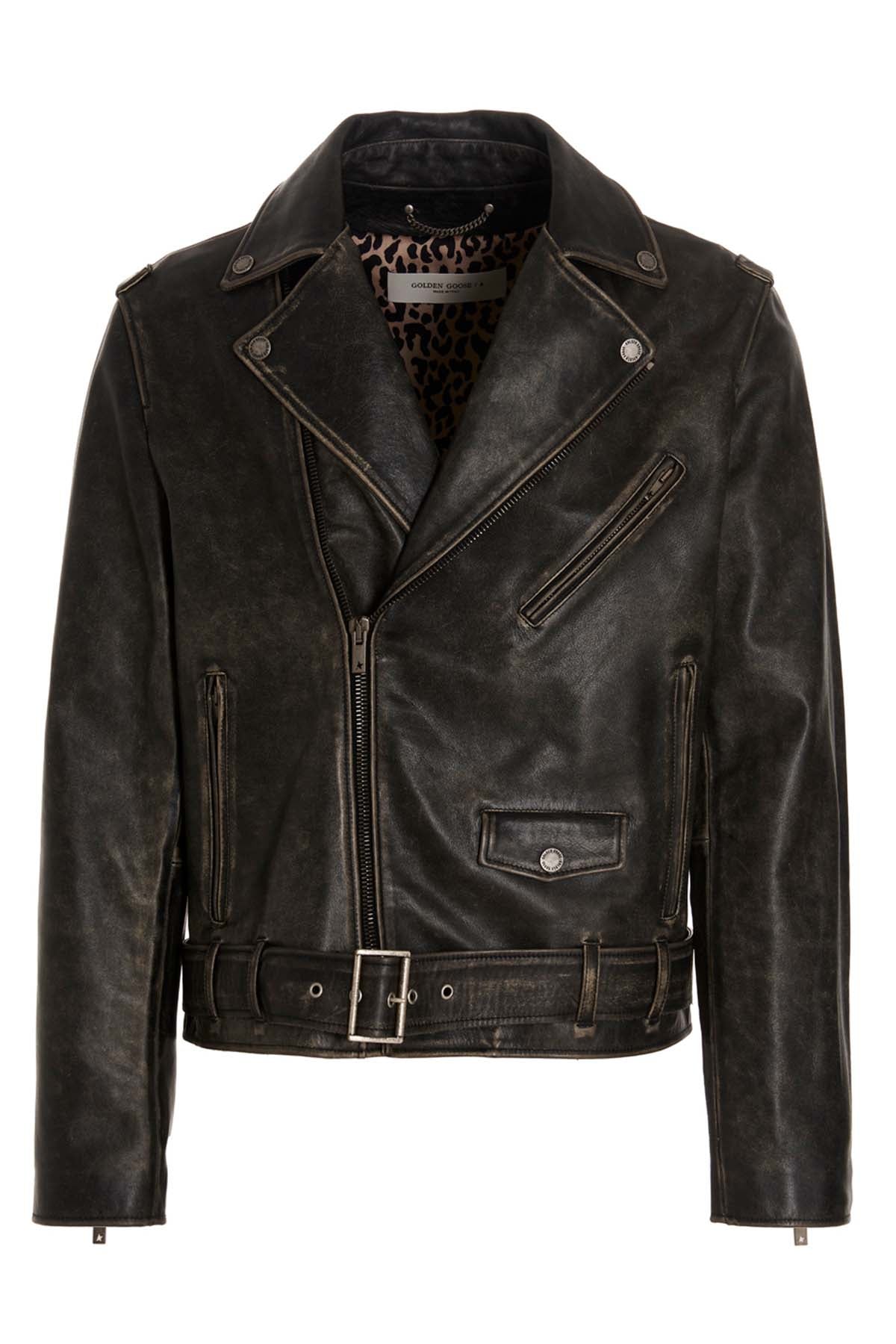 GOLDEN GOOSE 'Golden' nail For Men 100% calfskin leather