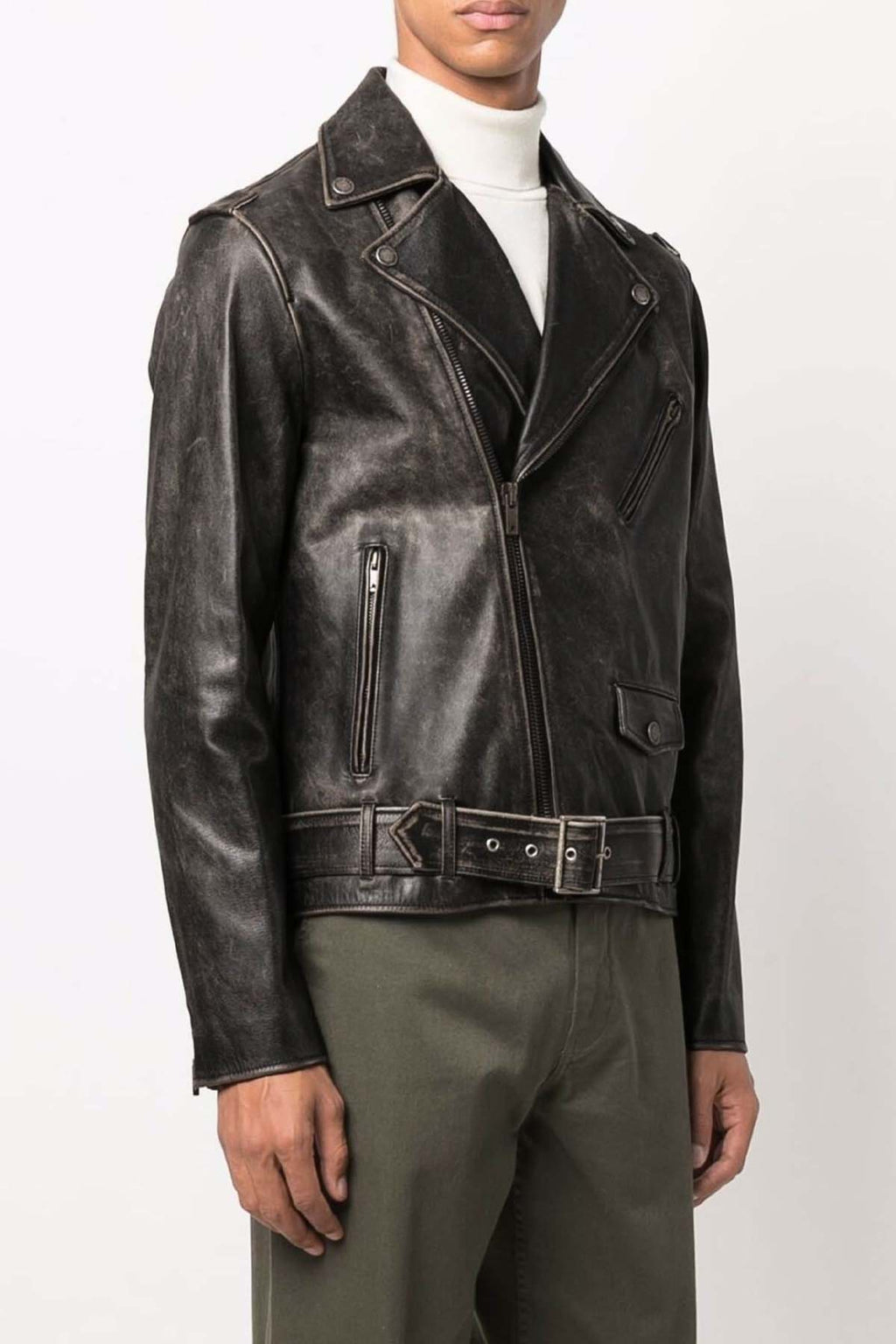 GOLDEN GOOSE 'Golden' nail For Men 100% calfskin leather