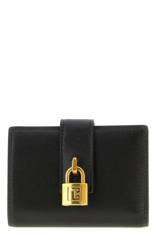 BALMAIN 'Pulse' wallet For Women 100% lamb leather (Ovis Aries)