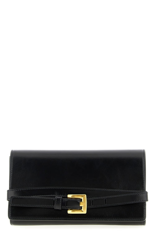 BALMAIN 'Shuffle' Wallet Chain For Women 100% calfskin leather (Bos Taurus)