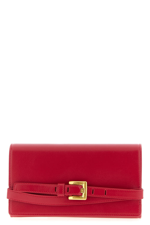 BALMAIN 'Shuffle' Wallet Chain For Women 100% calfskin leather (Bos Taurus)
