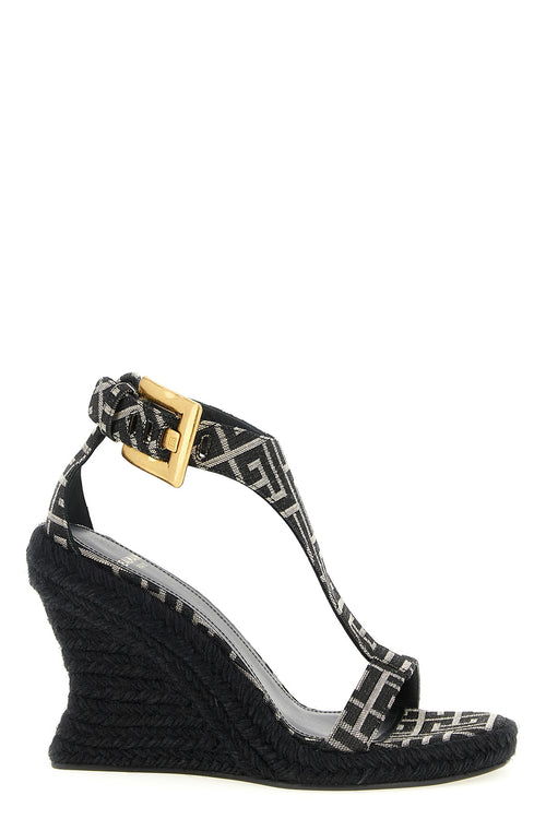 BALMAIN 'Anthem' espadrilles For Women 63% polyester, 37% cotton