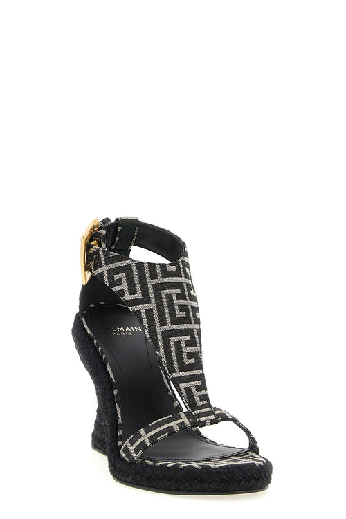 BALMAIN 'Anthem' espadrilles For Women 63% polyester, 37% cotton