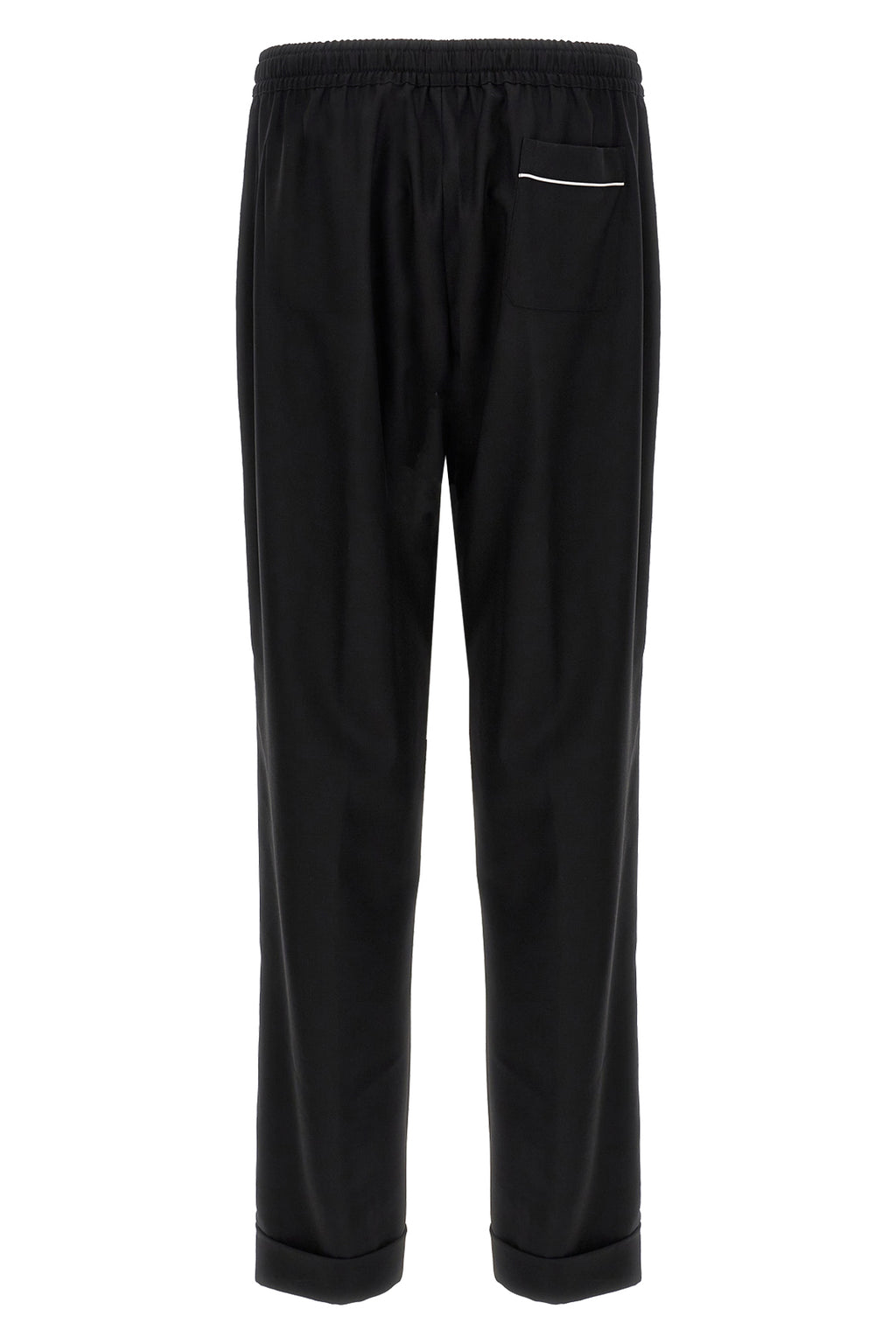 DOLCE & GABBANA Contrast piping pants For Men 100% virgin wool