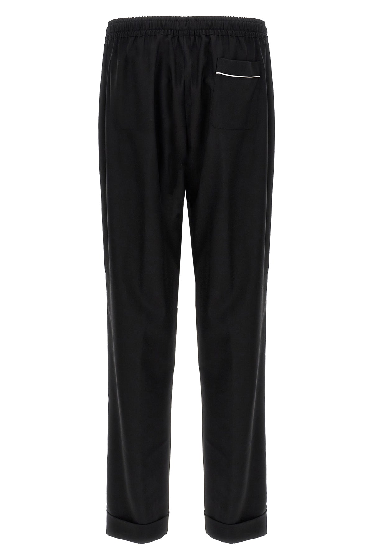 DOLCE & GABBANA Contrast piping pants For Men 100% virgin wool