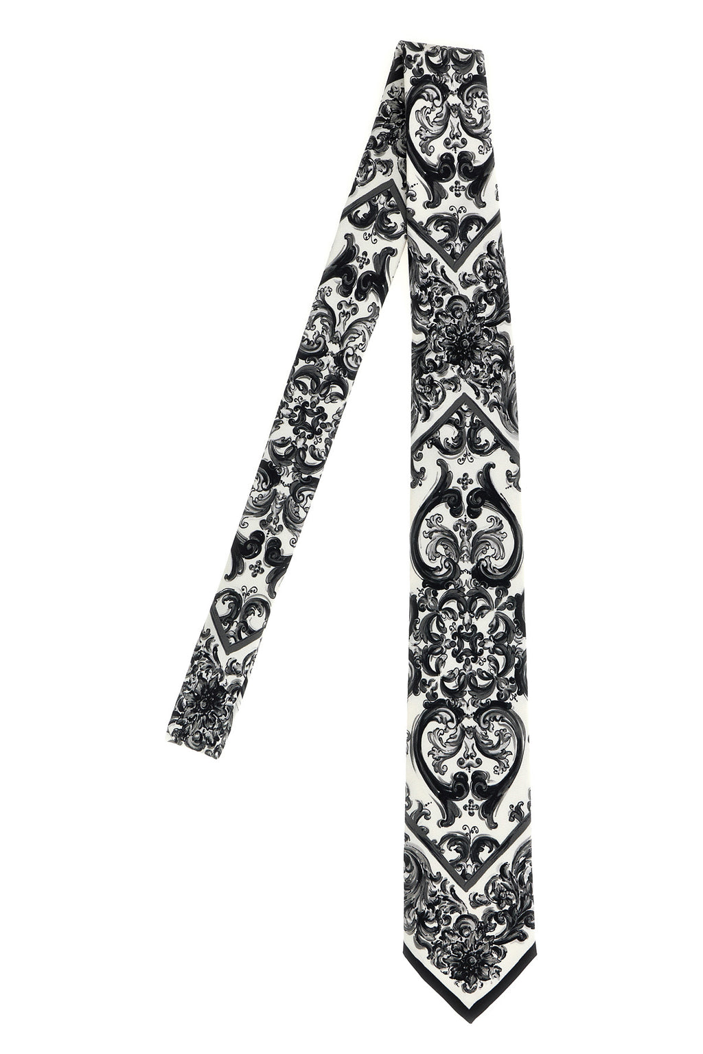 DOLCE & GABBANA 'Maiolica' print tie For Men 100% silk