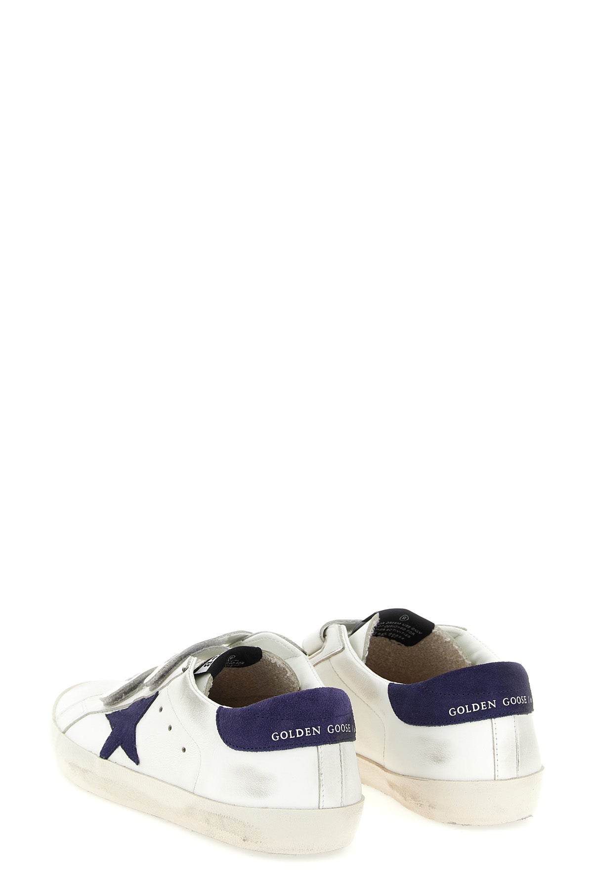 GOLDEN GOOSE 'Old School' sneakers For Unisex baby 100% cow leather (bos taurus)