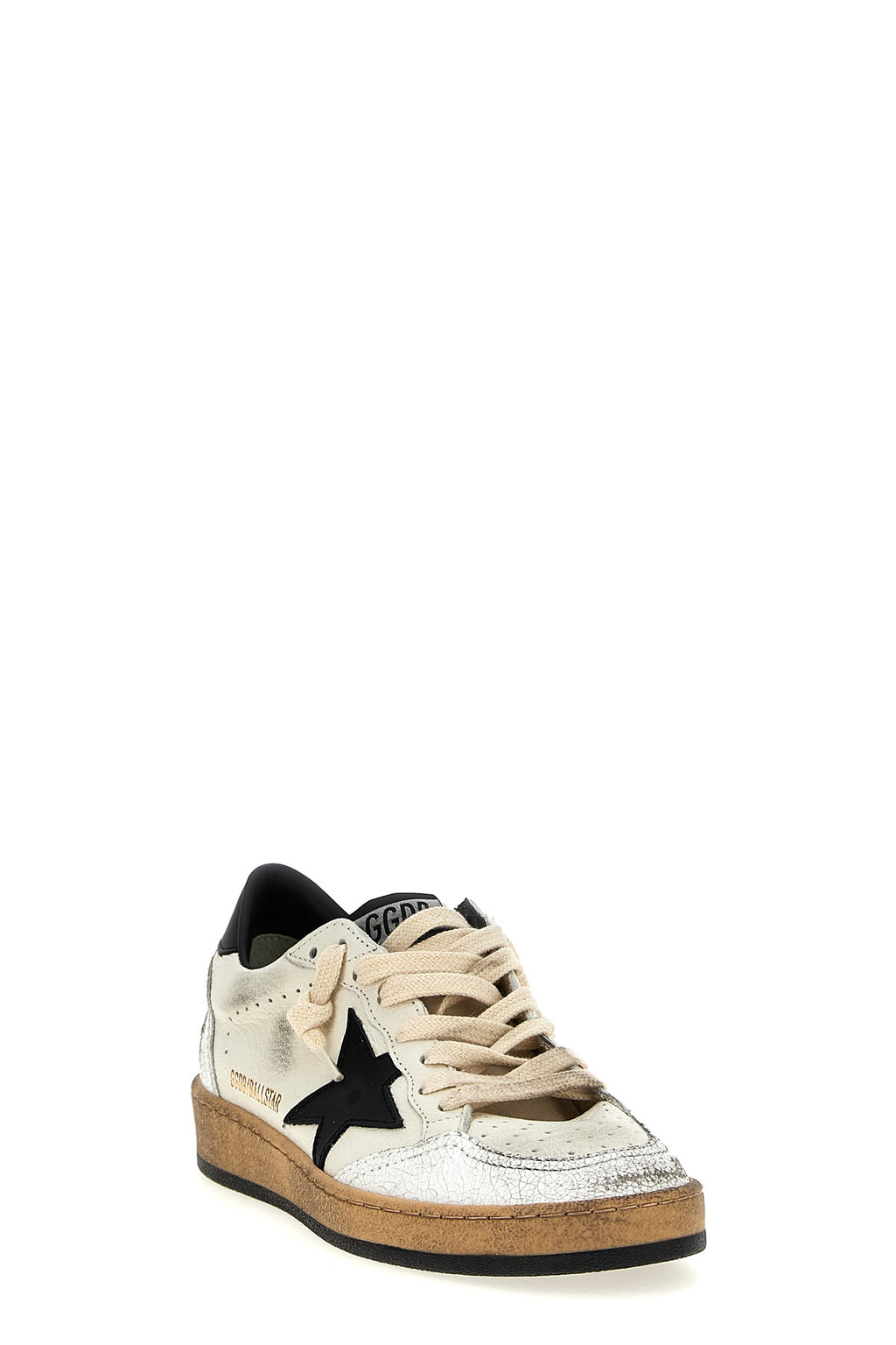 GOLDEN GOOSE 'Ball Star' sneakers For Women 74% goat leather 26% cow leather