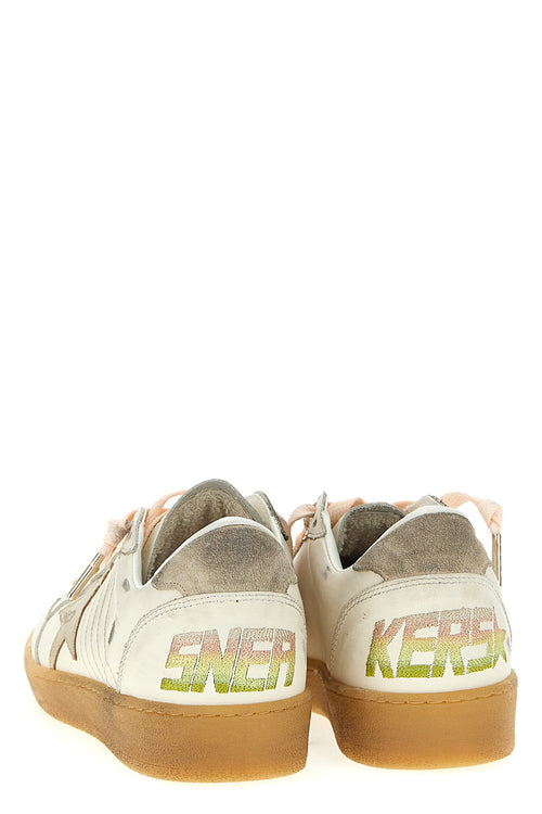 GOLDEN GOOSE 'Ball Star' sneakers For Women 97% cow leather 3% goat letaher