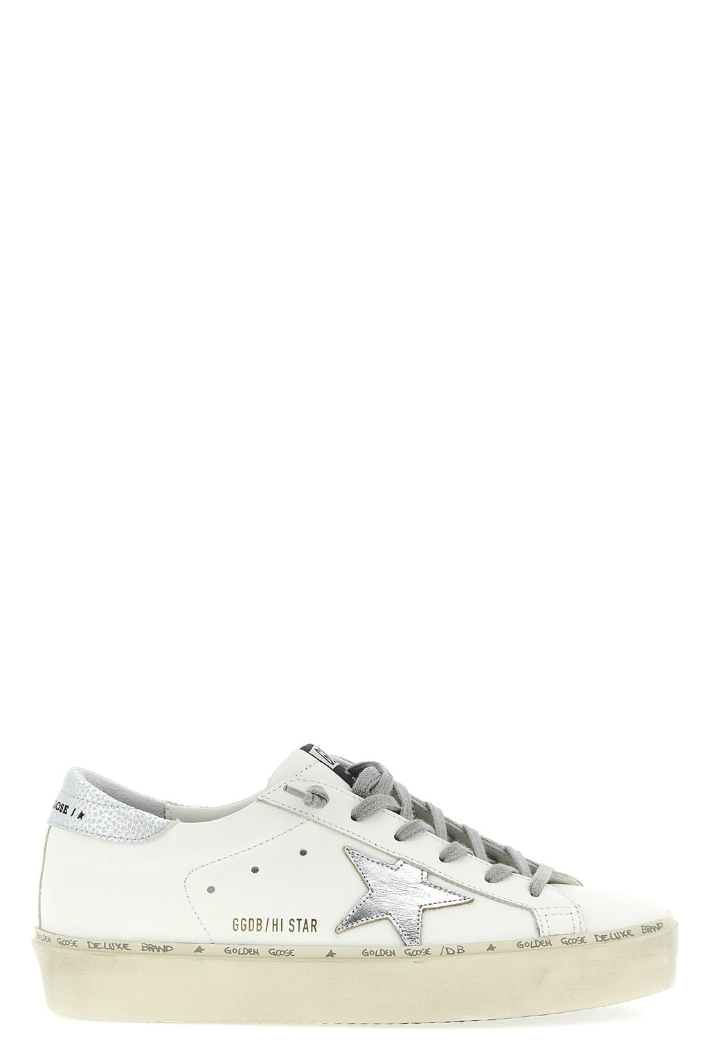 GOLDEN GOOSE 'Hi-Star' sneakers For Women 95% cow leather 5% goat leather