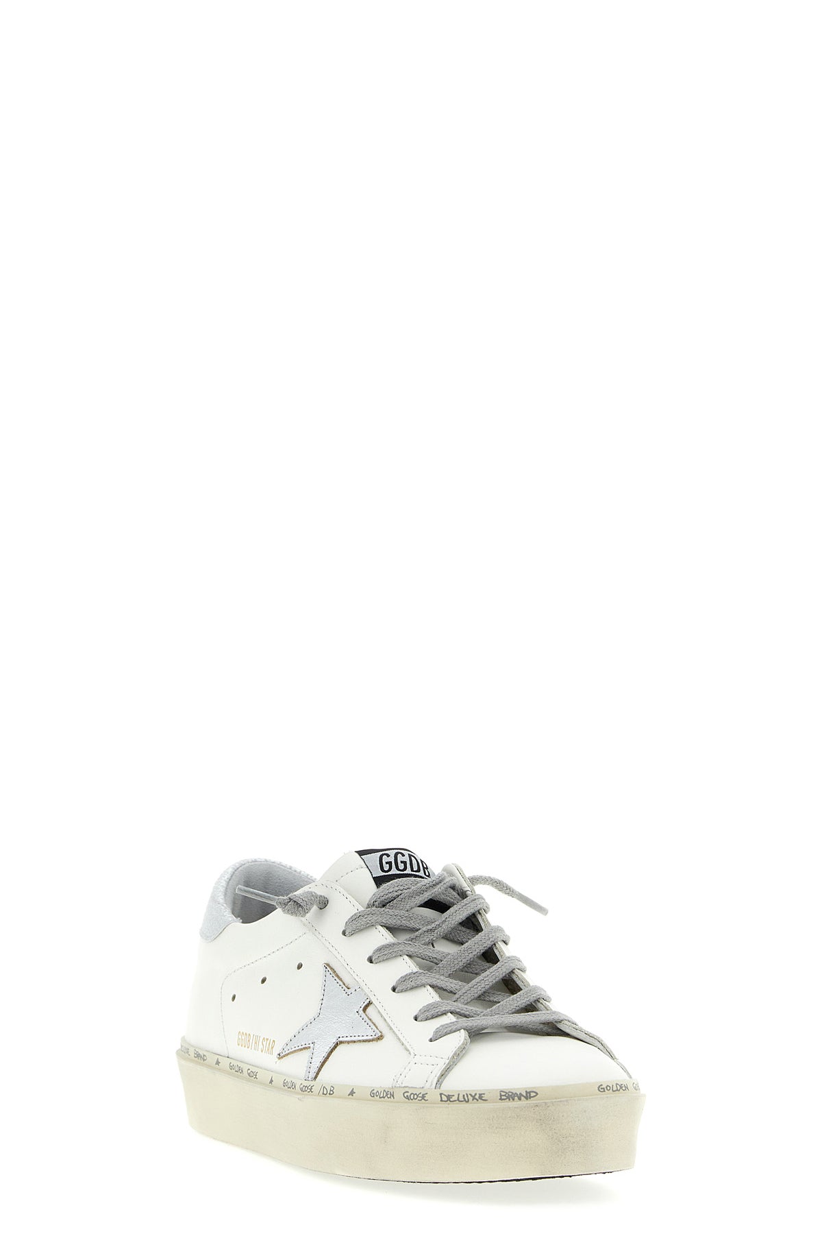 GOLDEN GOOSE 'Hi-Star' sneakers For Women 95% cow leather 5% goat leather