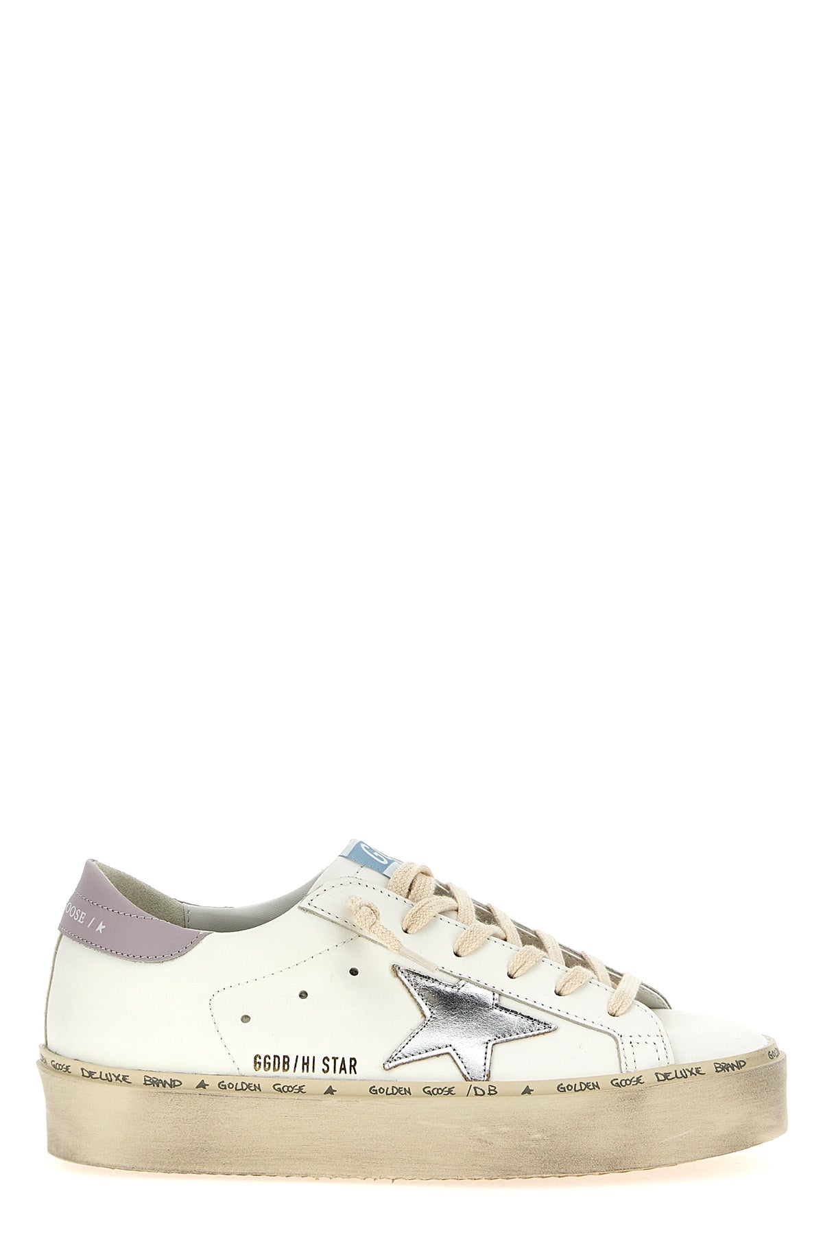 GOLDEN GOOSE 'Hi Star' sneakers For Women 100% cow leather (bos taurus)