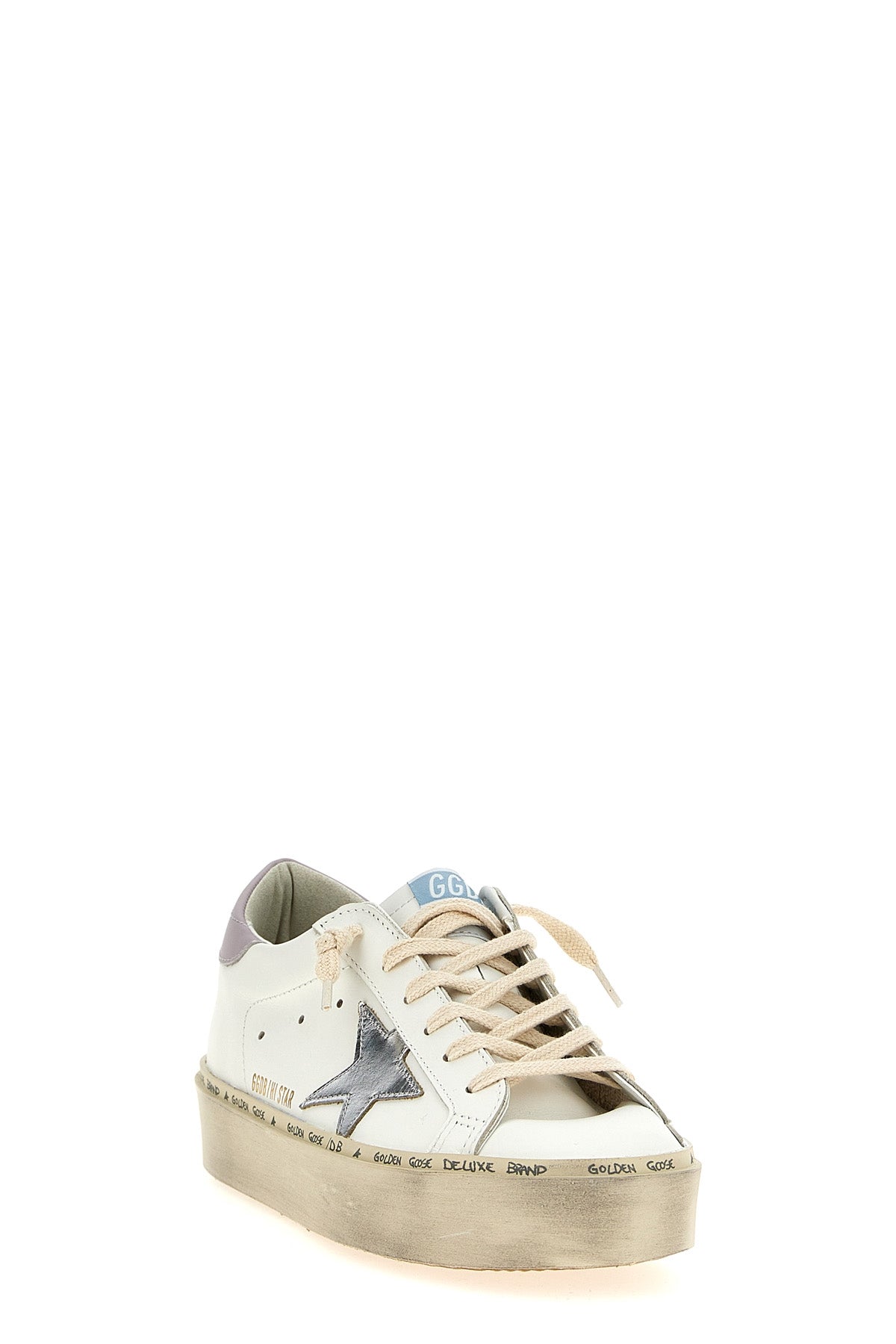 GOLDEN GOOSE 'Hi Star' sneakers For Women 100% cow leather (bos taurus)