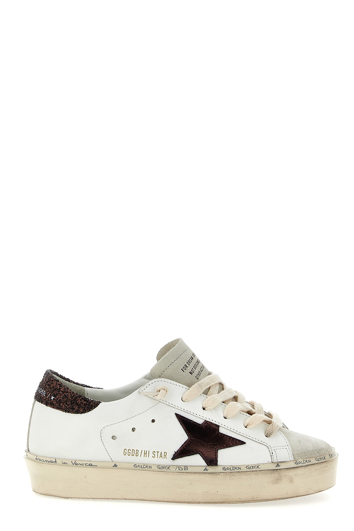 GOLDEN GOOSE 'Hi Star' sneakers For Women 98% cow leather 2% polyethylene
