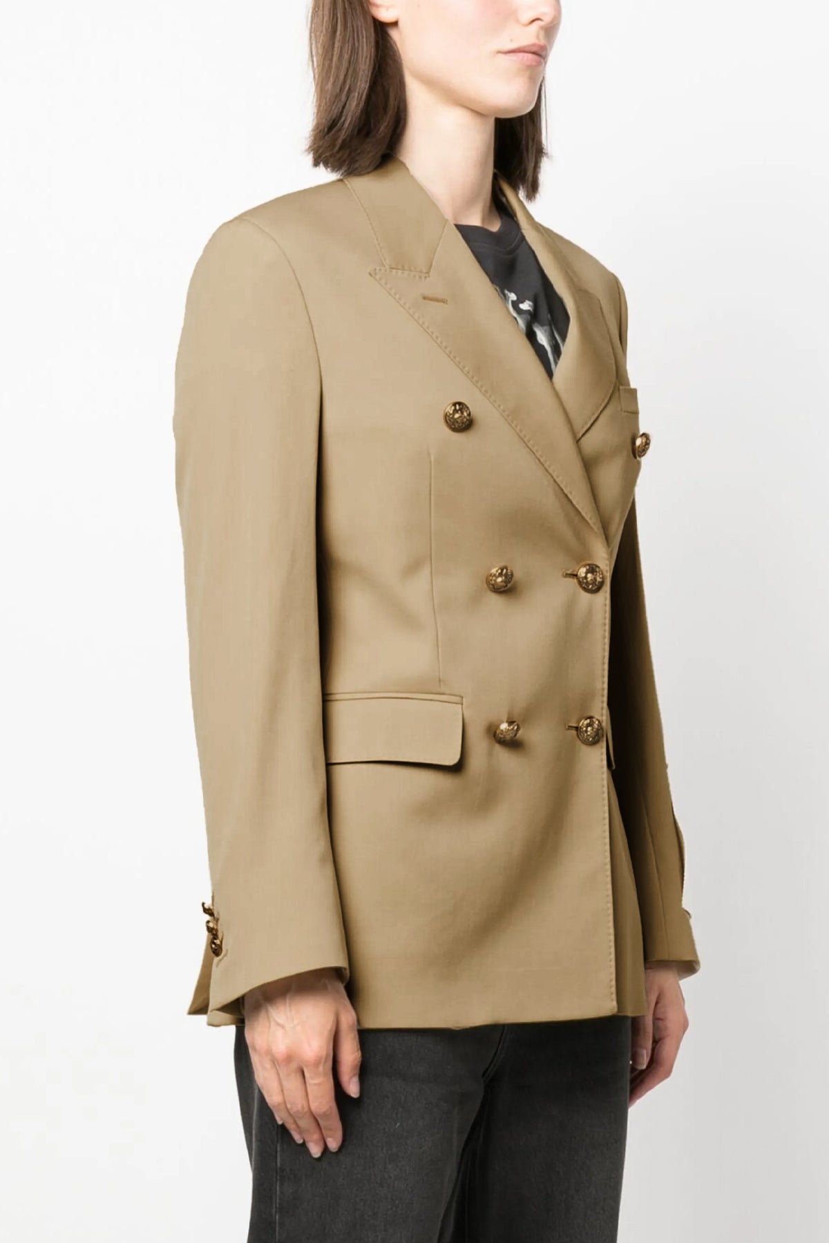 GOLDEN GOOSE Heraldic buttons blazer