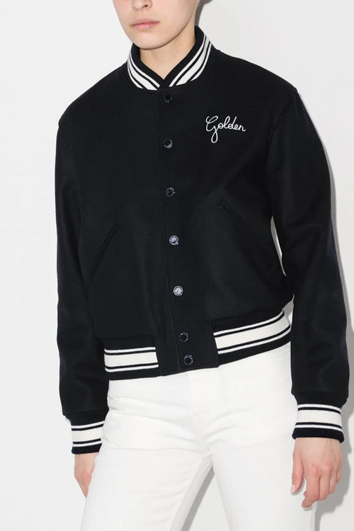 GOLDEN GOOSE 'Dirce' bomber jacket For Women 72% virgin wool 28% polyamide