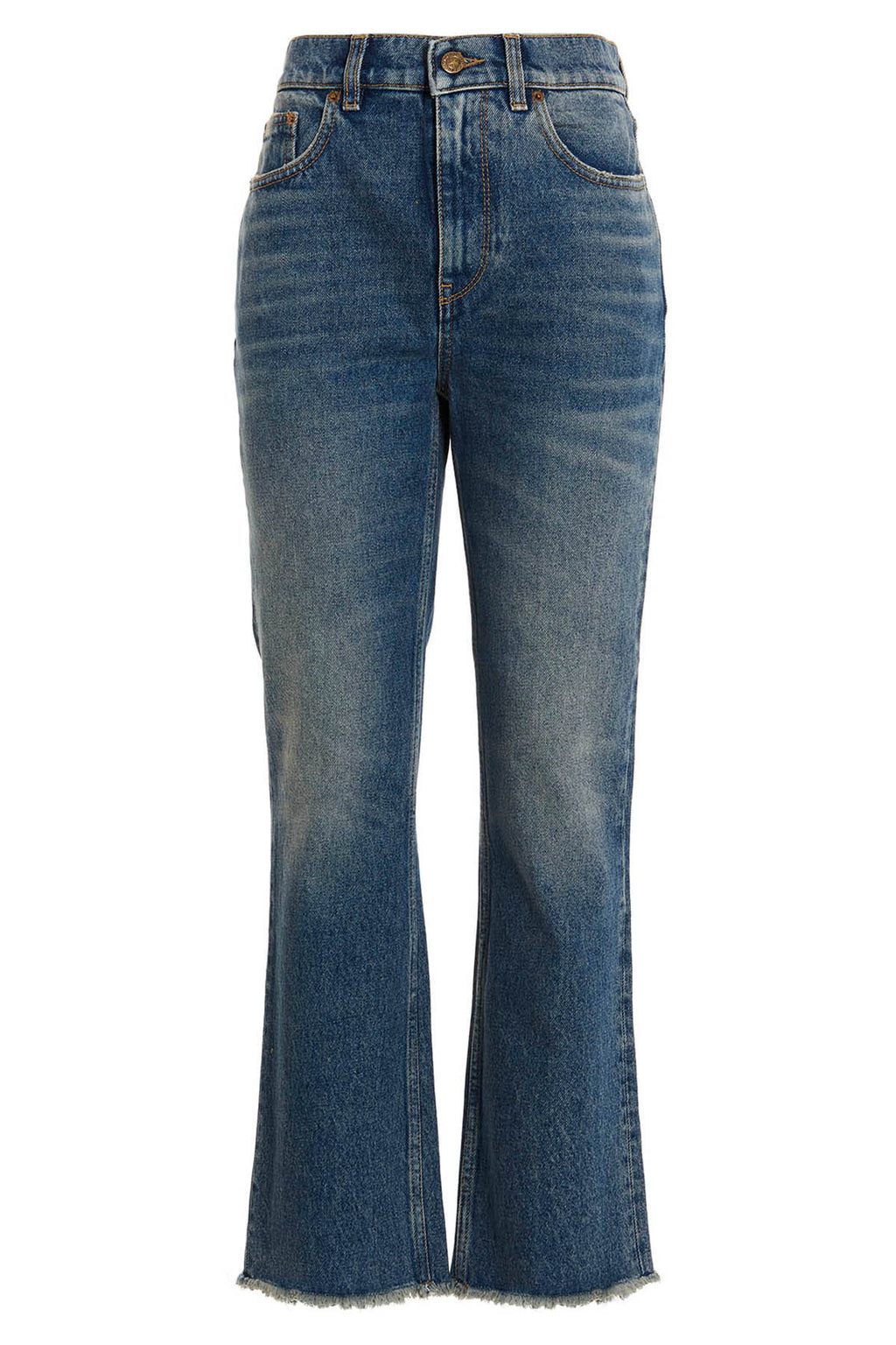 GOLDEN GOOSE Used-effect hem detail For Women 100% cotton