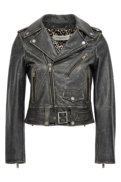 GOLDEN GOOSE 'Destiny Slim' jacket For Women 100% cowhide