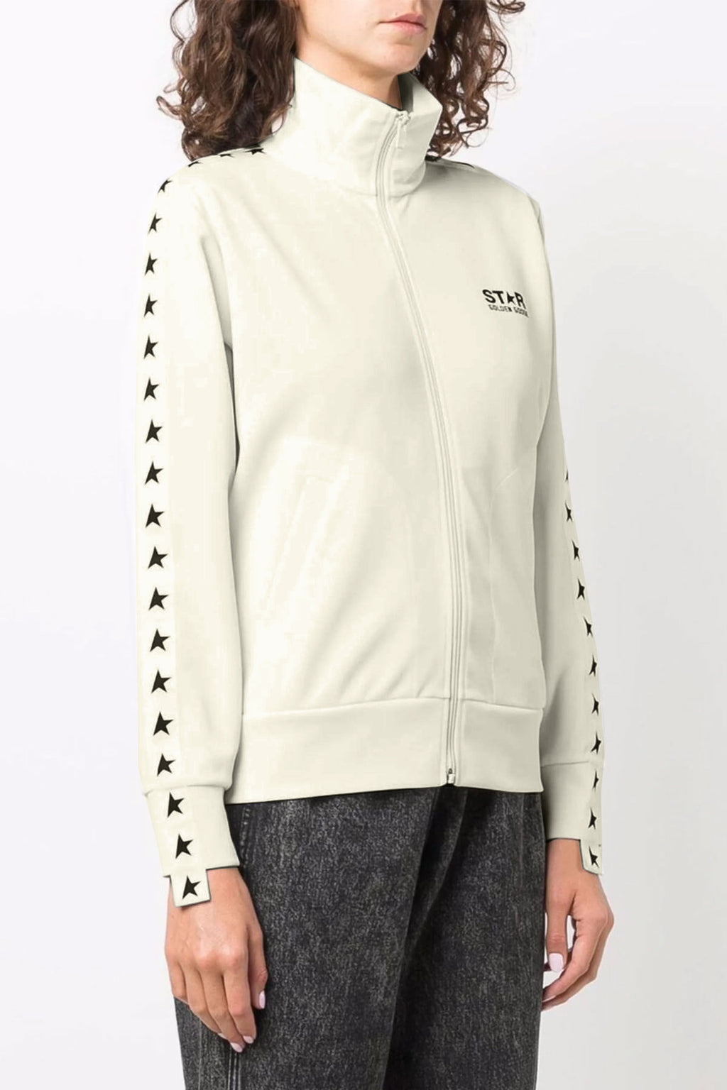 GOLDEN GOOSE 'Zipped Track' sweatshirt For Women 100% polyester