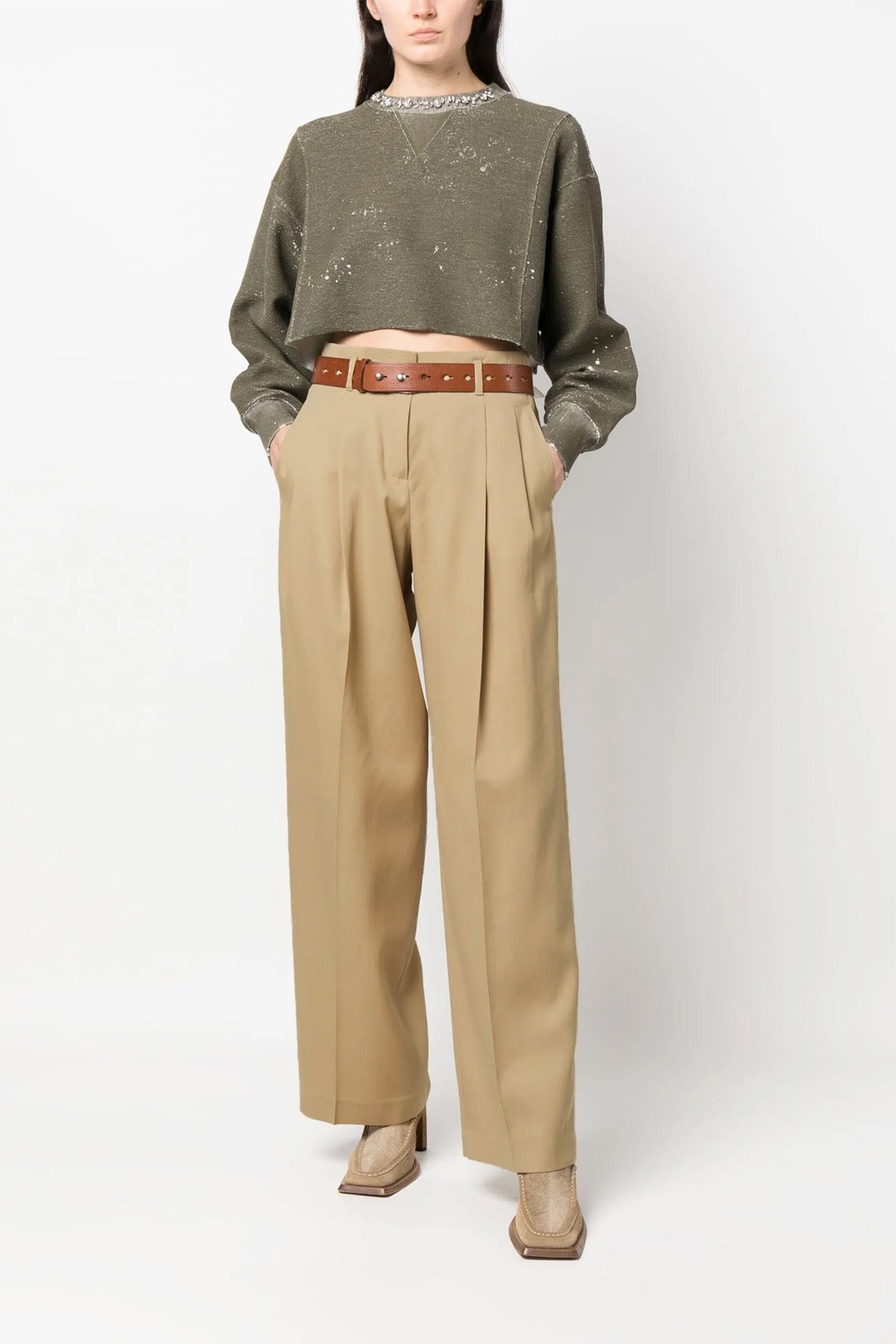 GOLDEN GOOSE 'Flavia' pants For Women 100% virgin wool